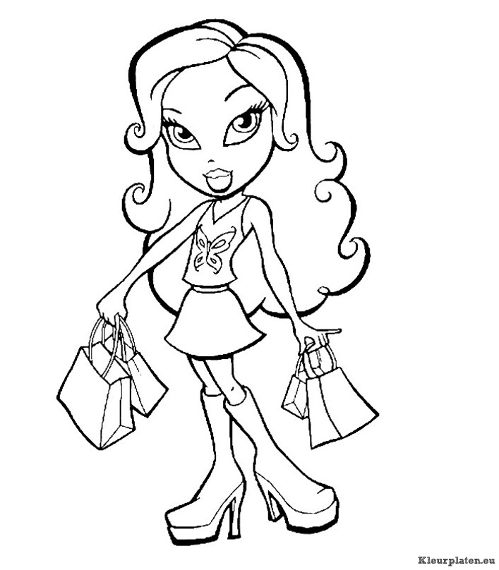 Bratz kleurplaten
