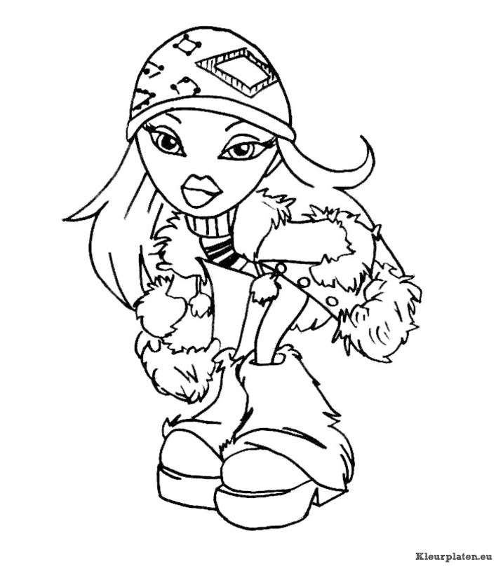 Bratz kleurplaten