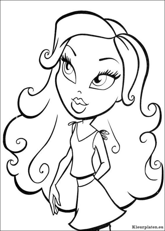 Bratz kleurplaten