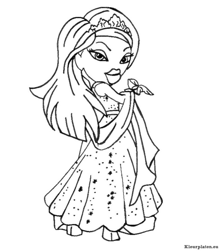 Bratz kleurplaten