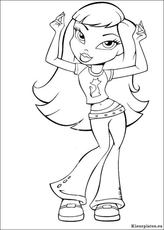 Bratz kleurplaten