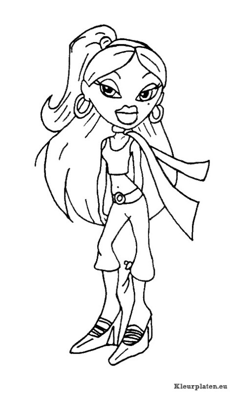 Bratz kleurplaten