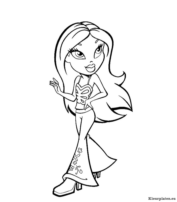 Bratz kleurplaten