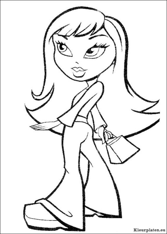 Bratz kleurplaten