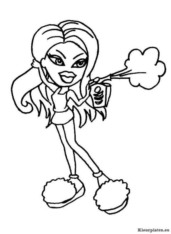 Bratz kleurplaten