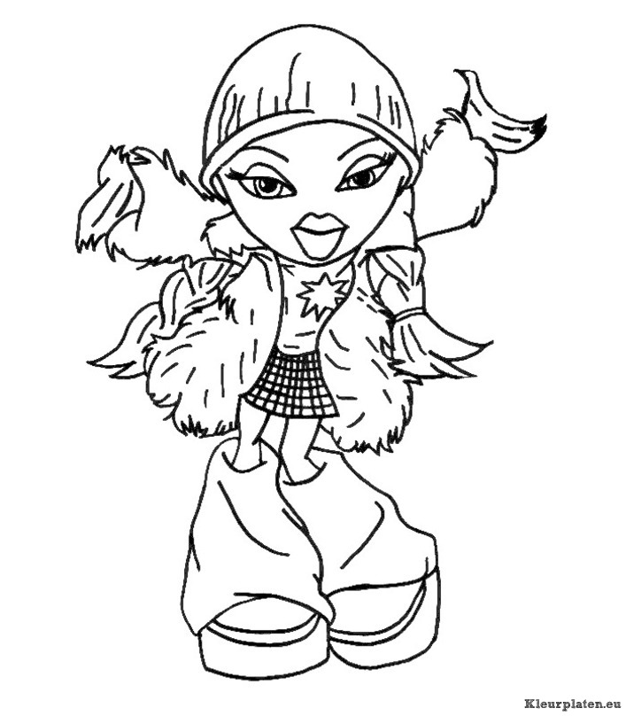 Bratz kleurplaten