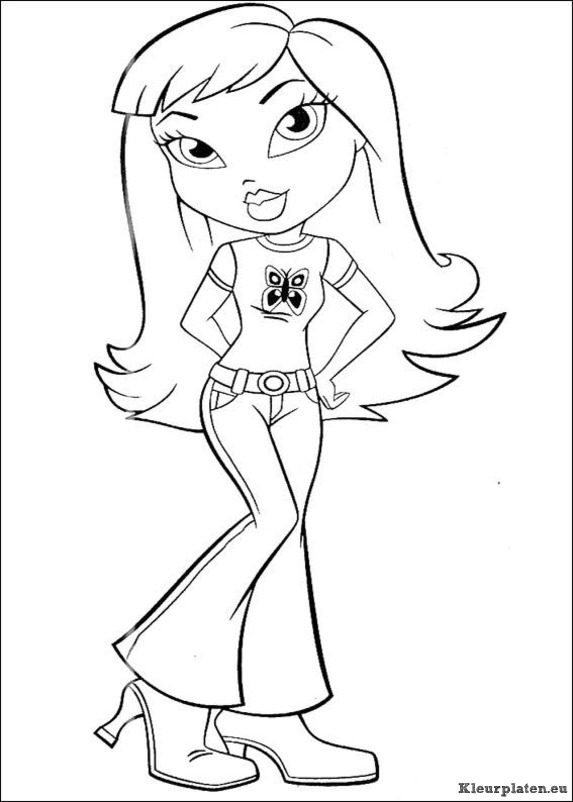 Bratz kleurplaten