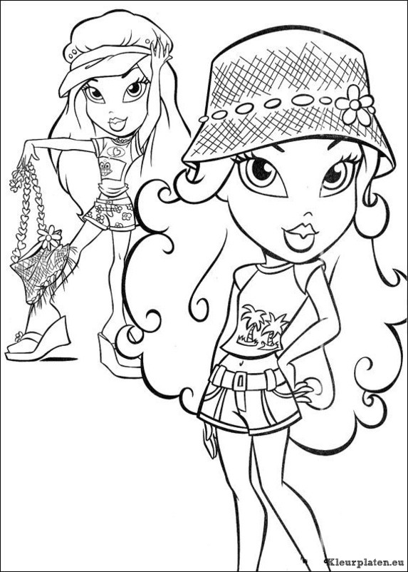 Bratz kleurplaten