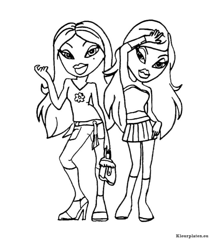 Bratz kleurplaten