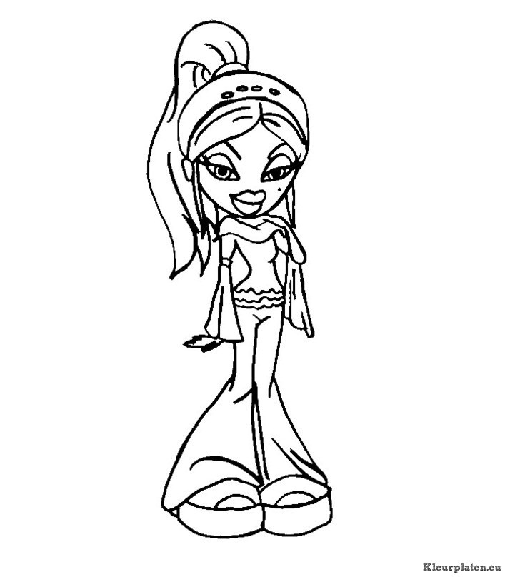Bratz kleurplaten