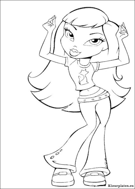 Bratz kleurplaten