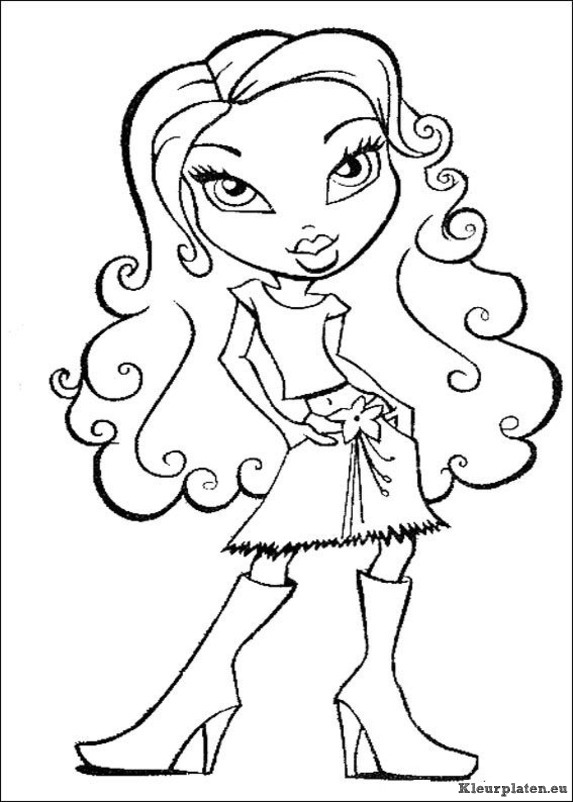 Bratz kleurplaten