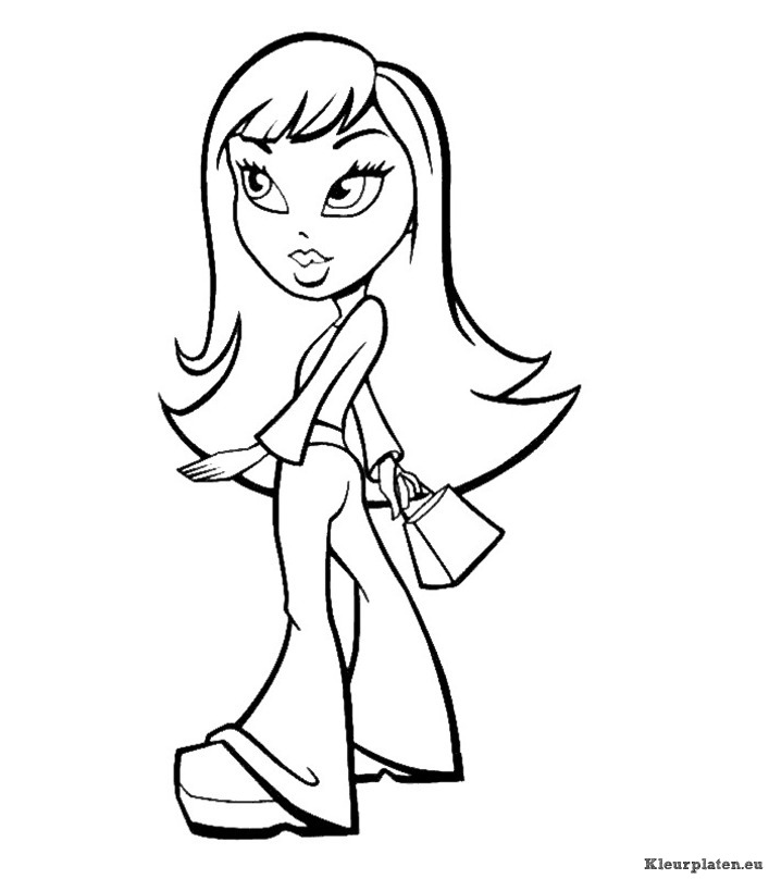 Bratz kleurplaten