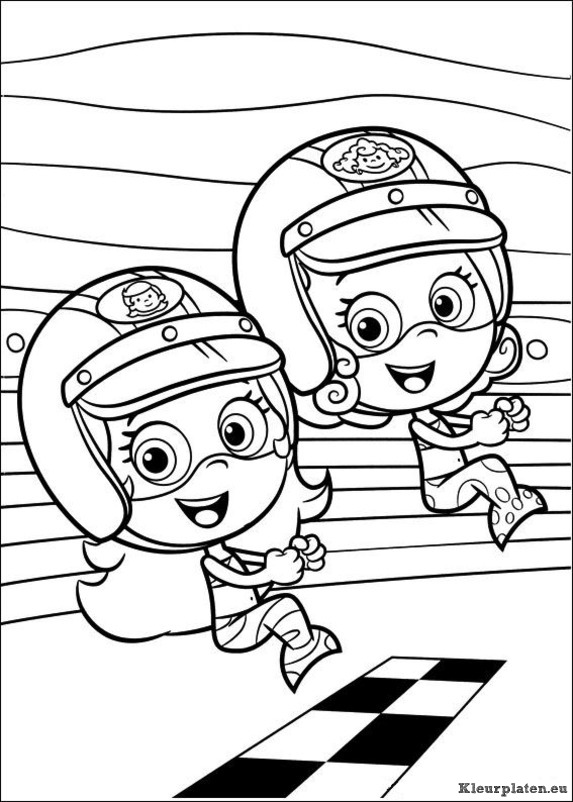 Bubble guppies kleurplaten
