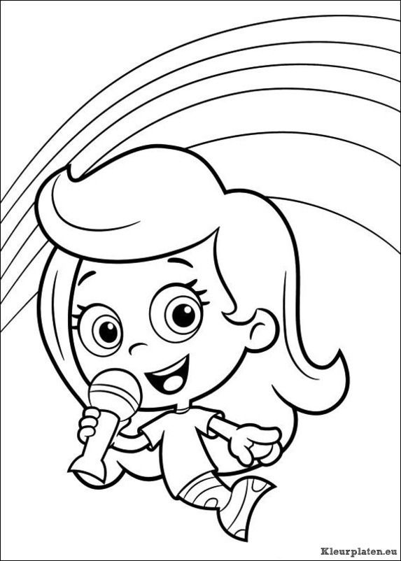 Bubble guppies kleurplaten