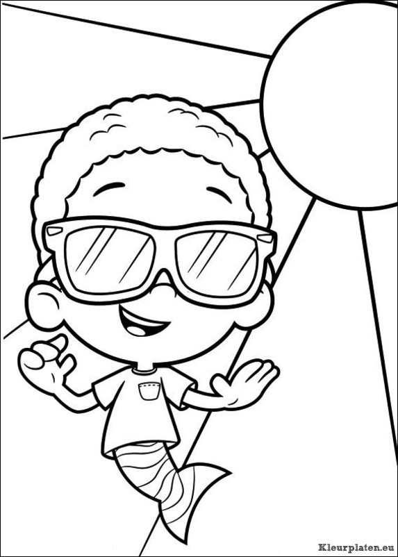 Bubble guppies kleurplaten