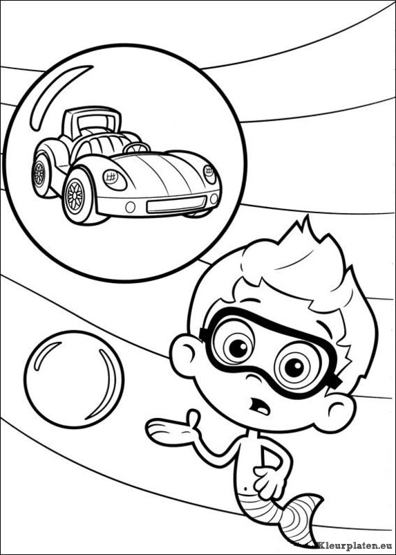 Bubble guppies kleurplaten