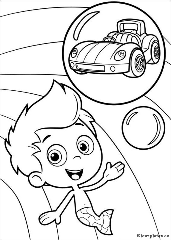 Bubble guppies kleurplaten
