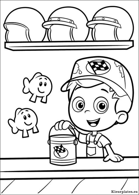 Bubble guppies kleurplaten