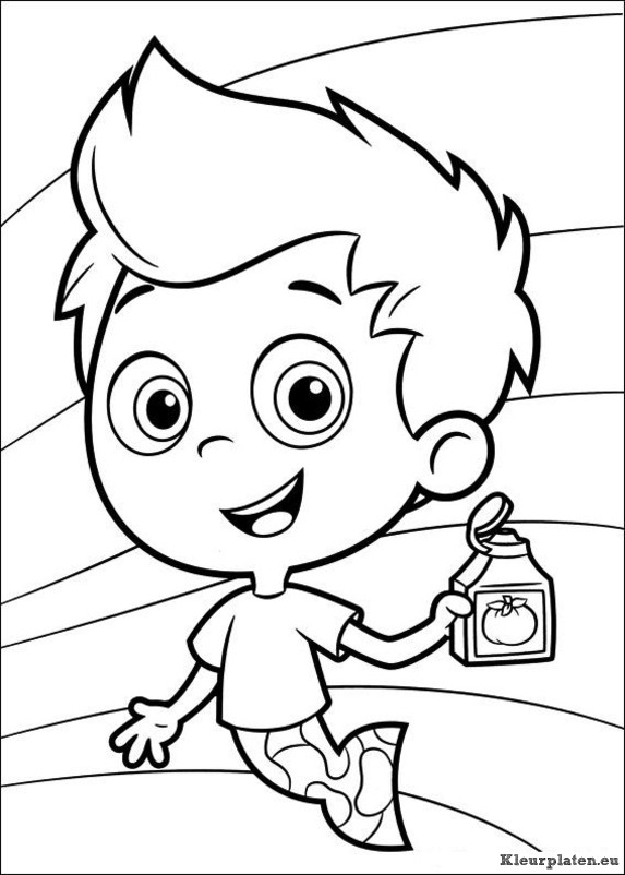 Bubble guppies kleurplaten
