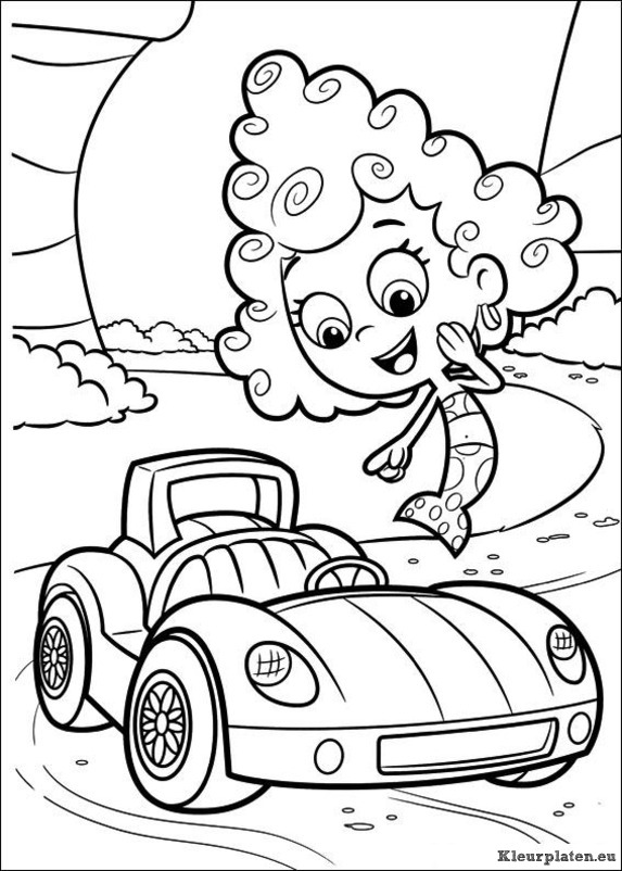 Bubble guppies kleurplaten
