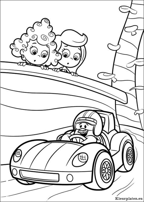 Bubble guppies kleurplaten