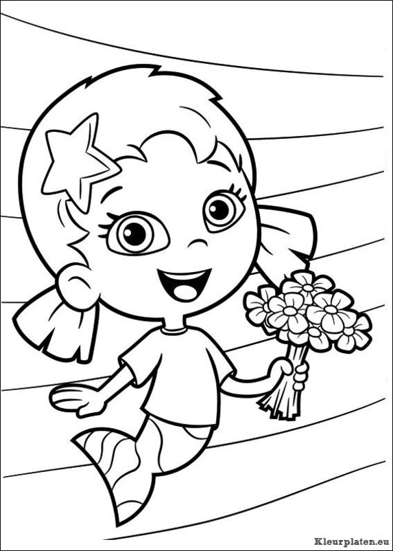 Bubble guppies kleurplaten