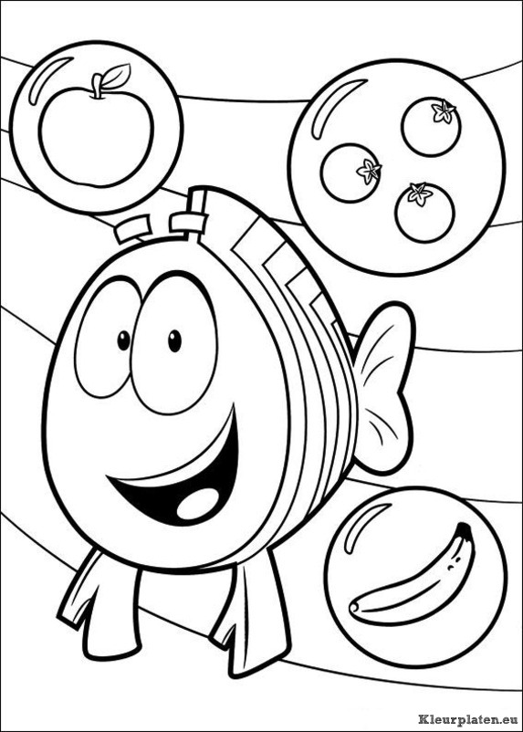 Bubble guppies kleurplaten