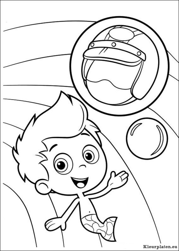 Bubble guppies kleurplaten