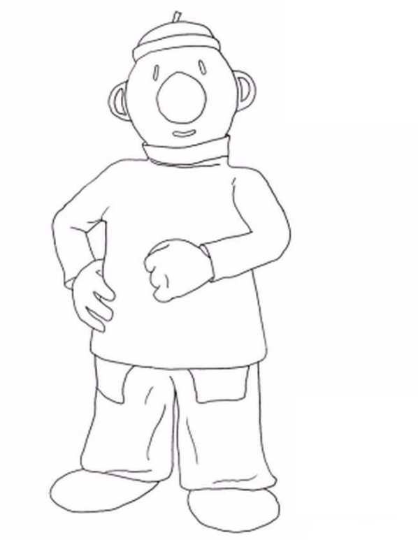 Buurman en buurman kleurplaten
