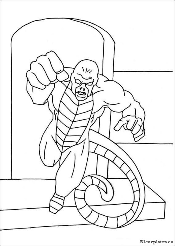 Captain america kleurplaten