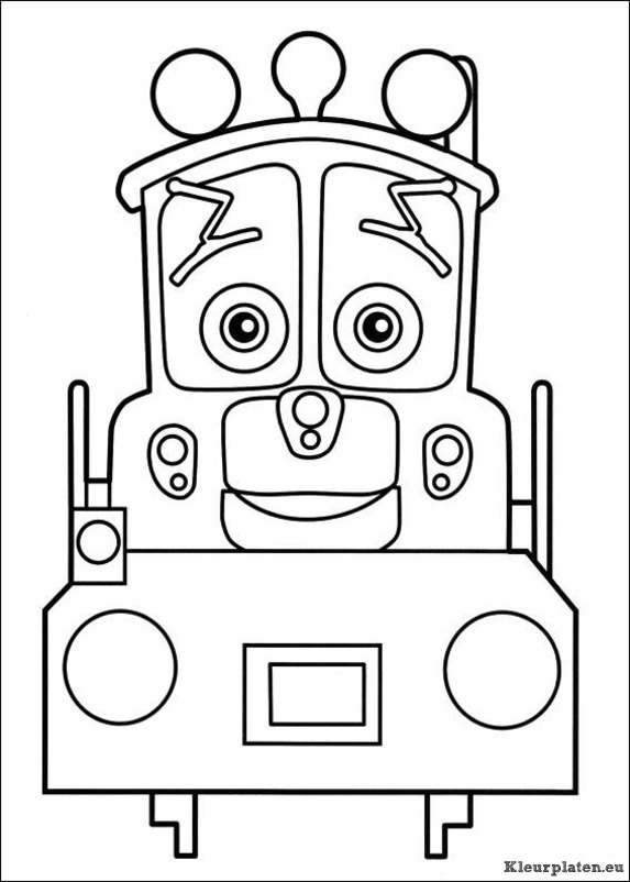 Chuggington kleurplaat