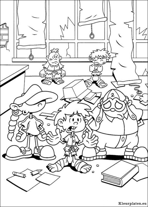 Codenaam kids next door kleurplaten