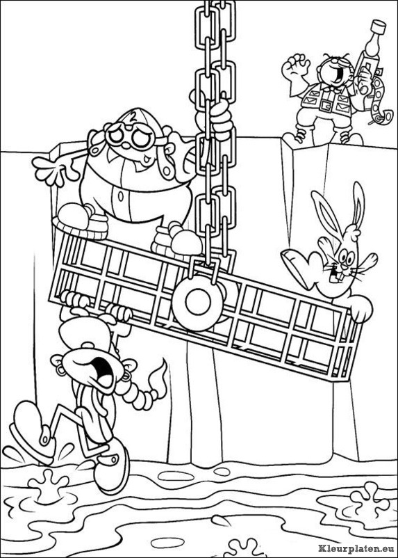 Codenaam kids next door kleurplaten