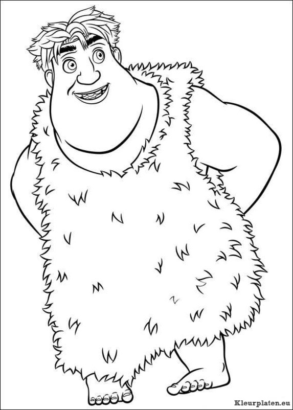 Croods kleurplaten