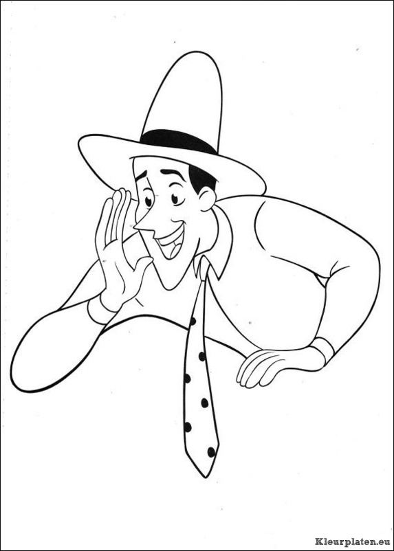 Curious george kleurplaten
