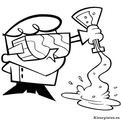 Dexter kleurplaten
