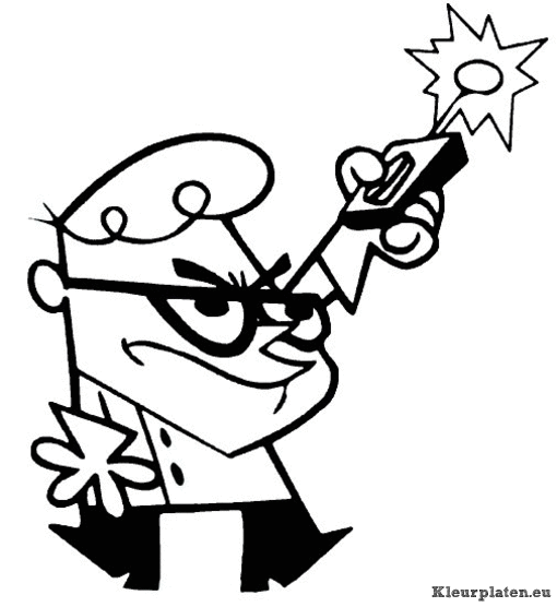 Dexter kleurplaten