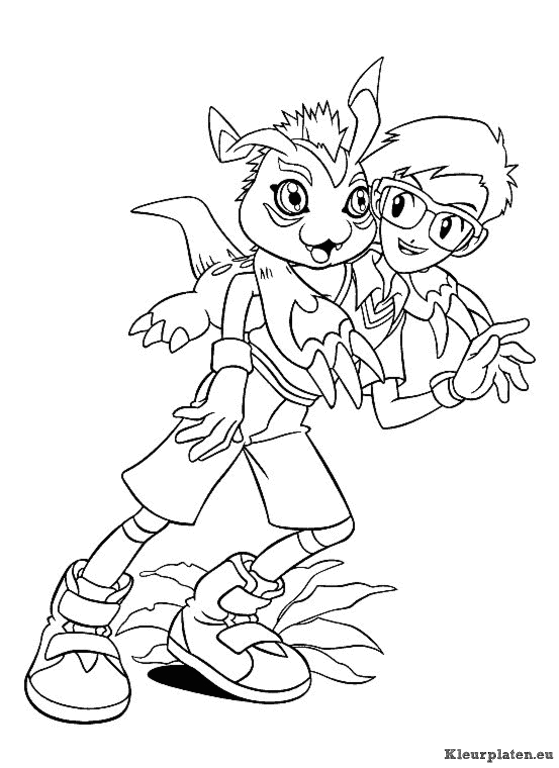 Digimon kleurplaten