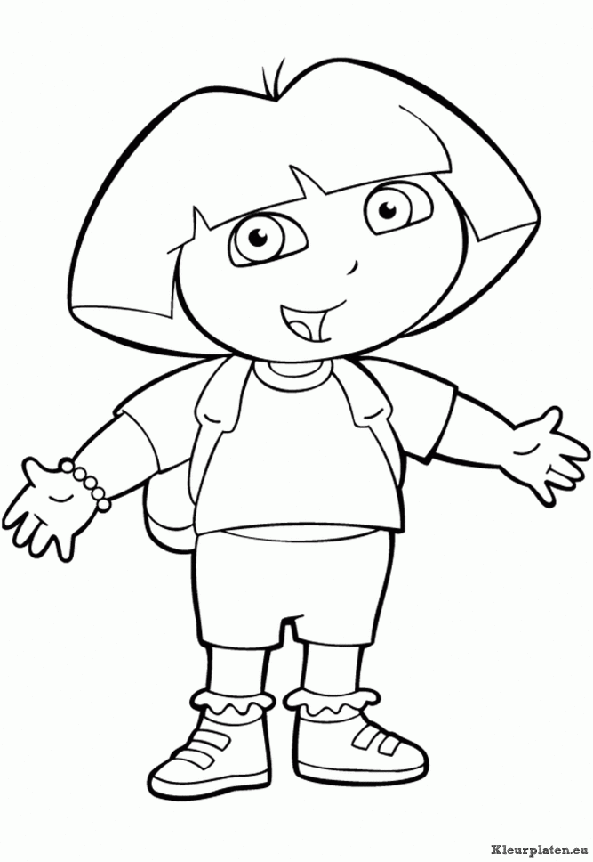 Dora de verkenner kleurplaten