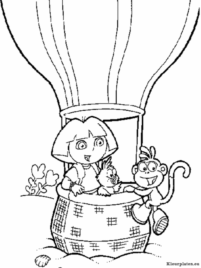Dora de verkenner kleurplaten