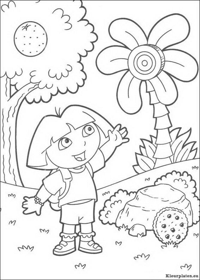 Dora de verkenner kleurplaten