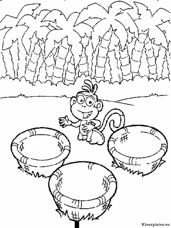 Dora de verkenner kleurplaten