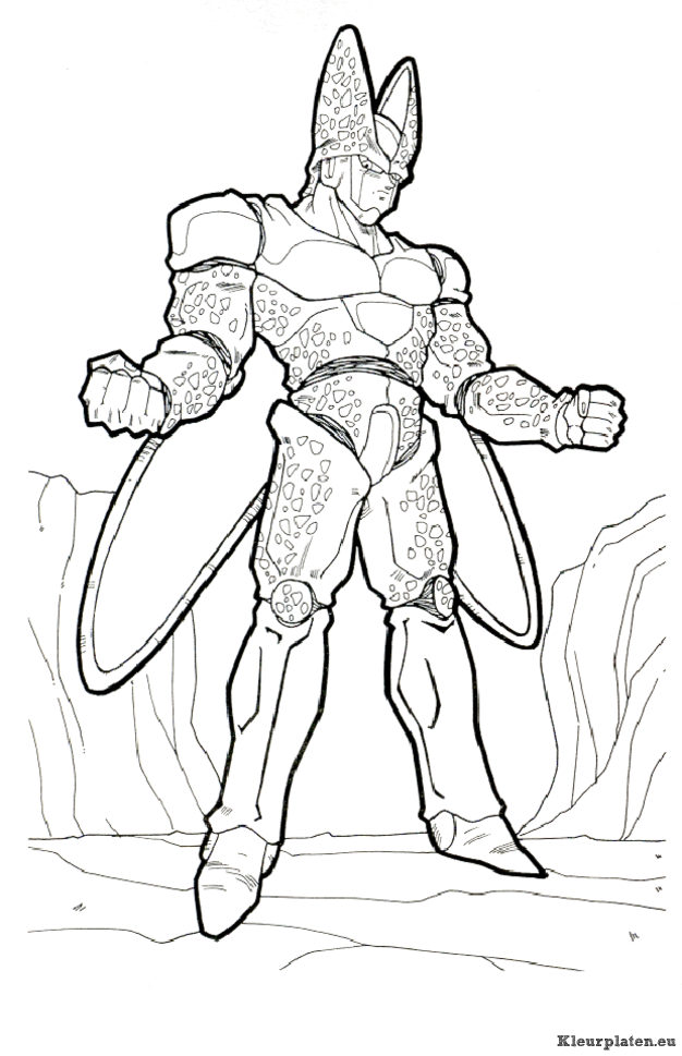 Dragon ball z kleurplaten