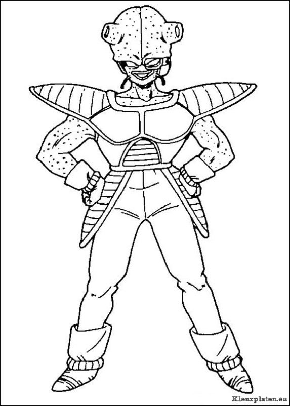 Dragon ball z kleurplaten