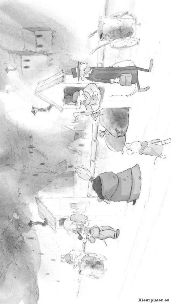 Ernest en celestine kleurplaten