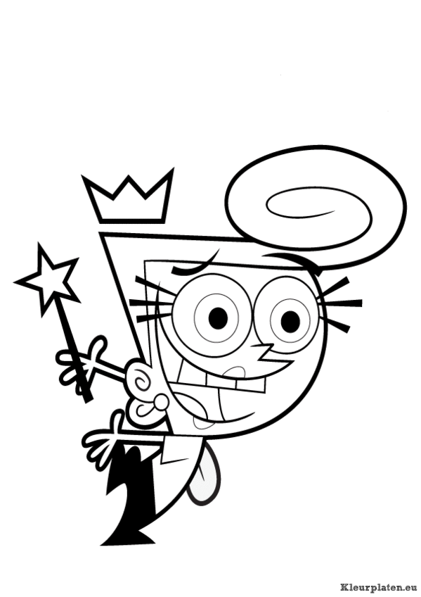 Fairly odd parents kleurplaat