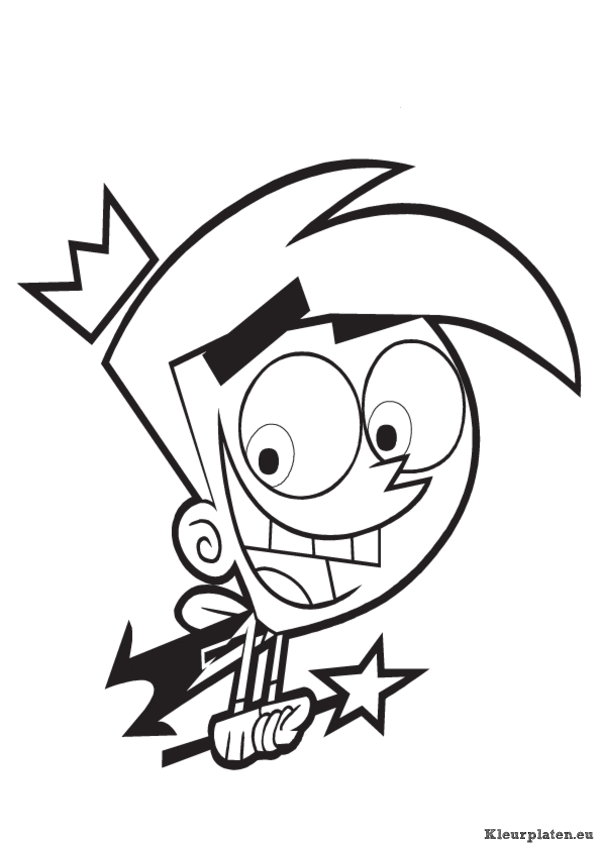 Fairly odd parents kleurplaten