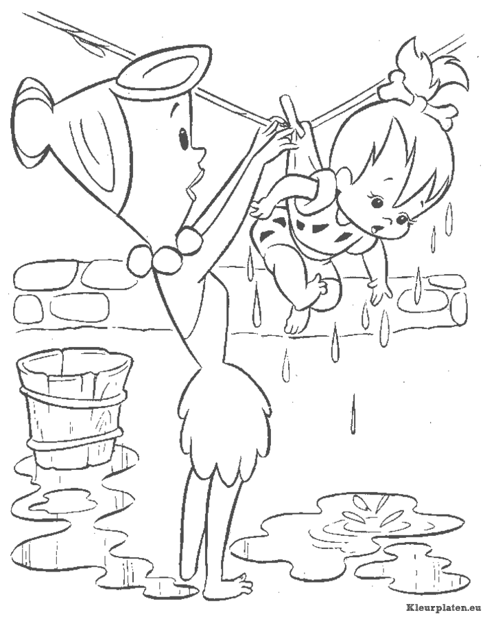 Flintstones kleurplaten