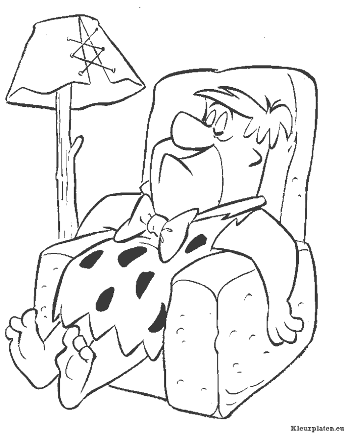 Flintstones kleurplaten